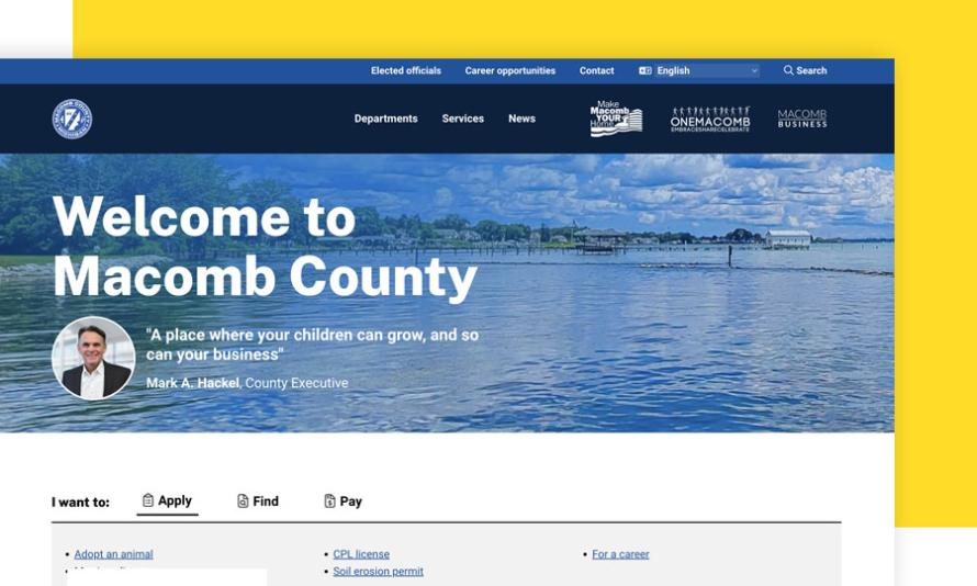 Macomb County homepage image