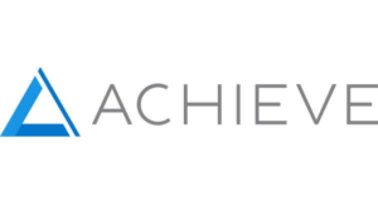 Achieve logo on white