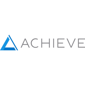 Achieve logo on white