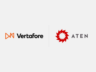 Vertafore and Aten companies' logos on white